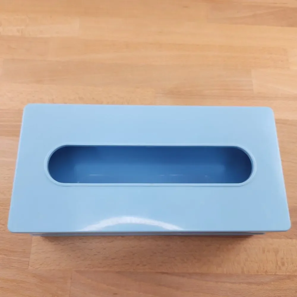 Vintage Rubbermaid Baby Blue Plastic Tissue Box Cover